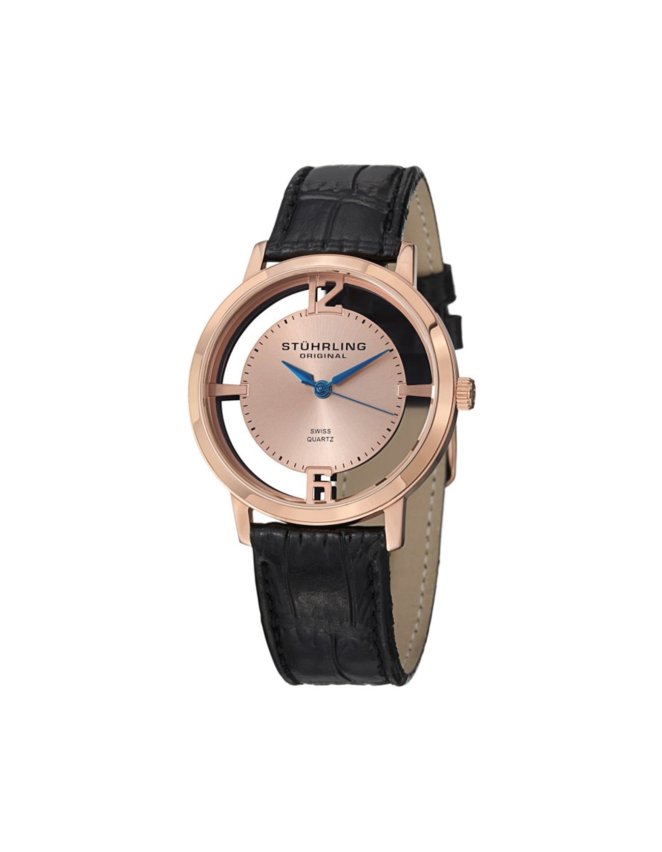 Stuhrling Original Set 388G2.SET.03 Cathedral Stainless Steel Rose Tone Watch