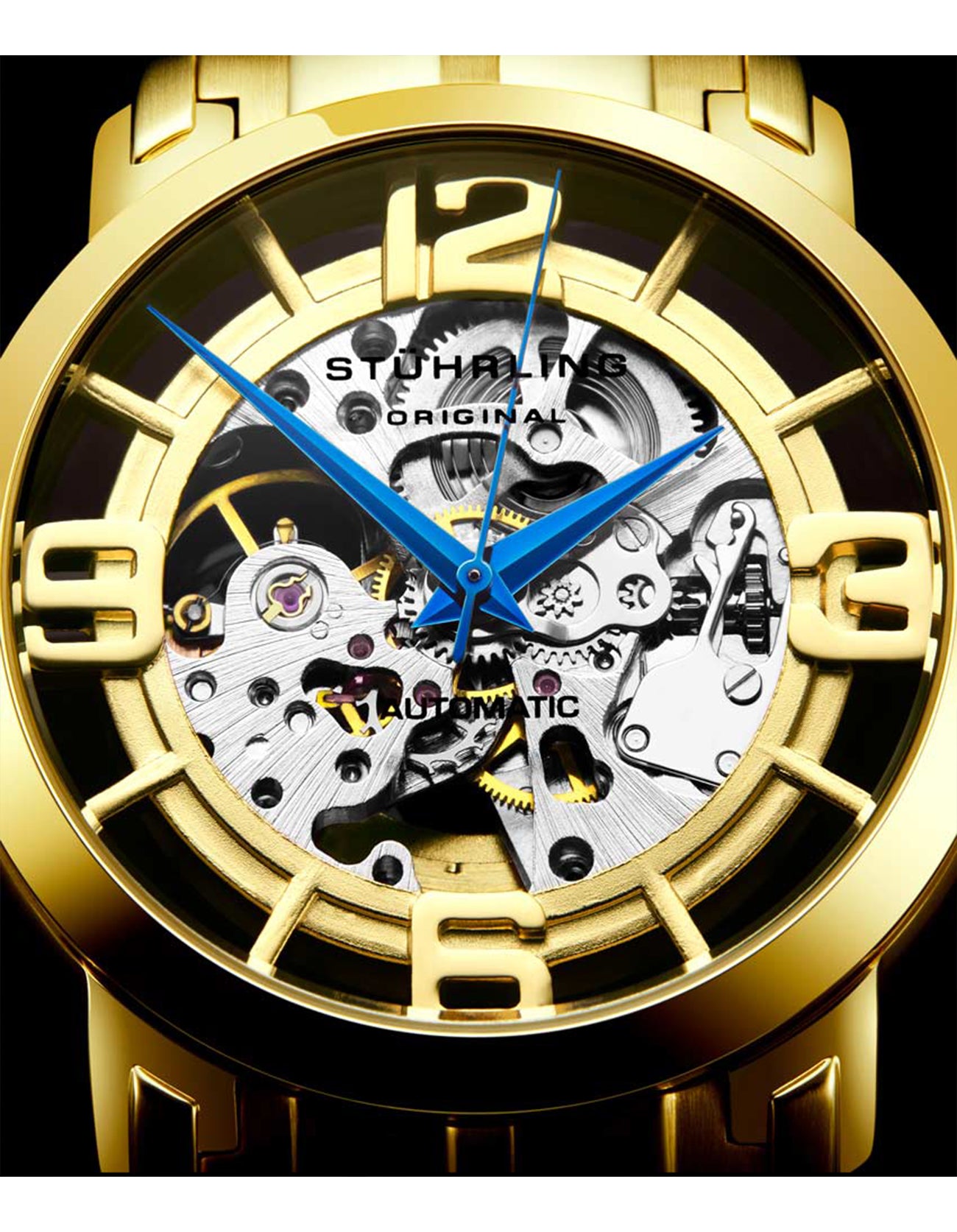 Winchester 44 Elite 165B2B.333331 Automatic 44mm Skeleton