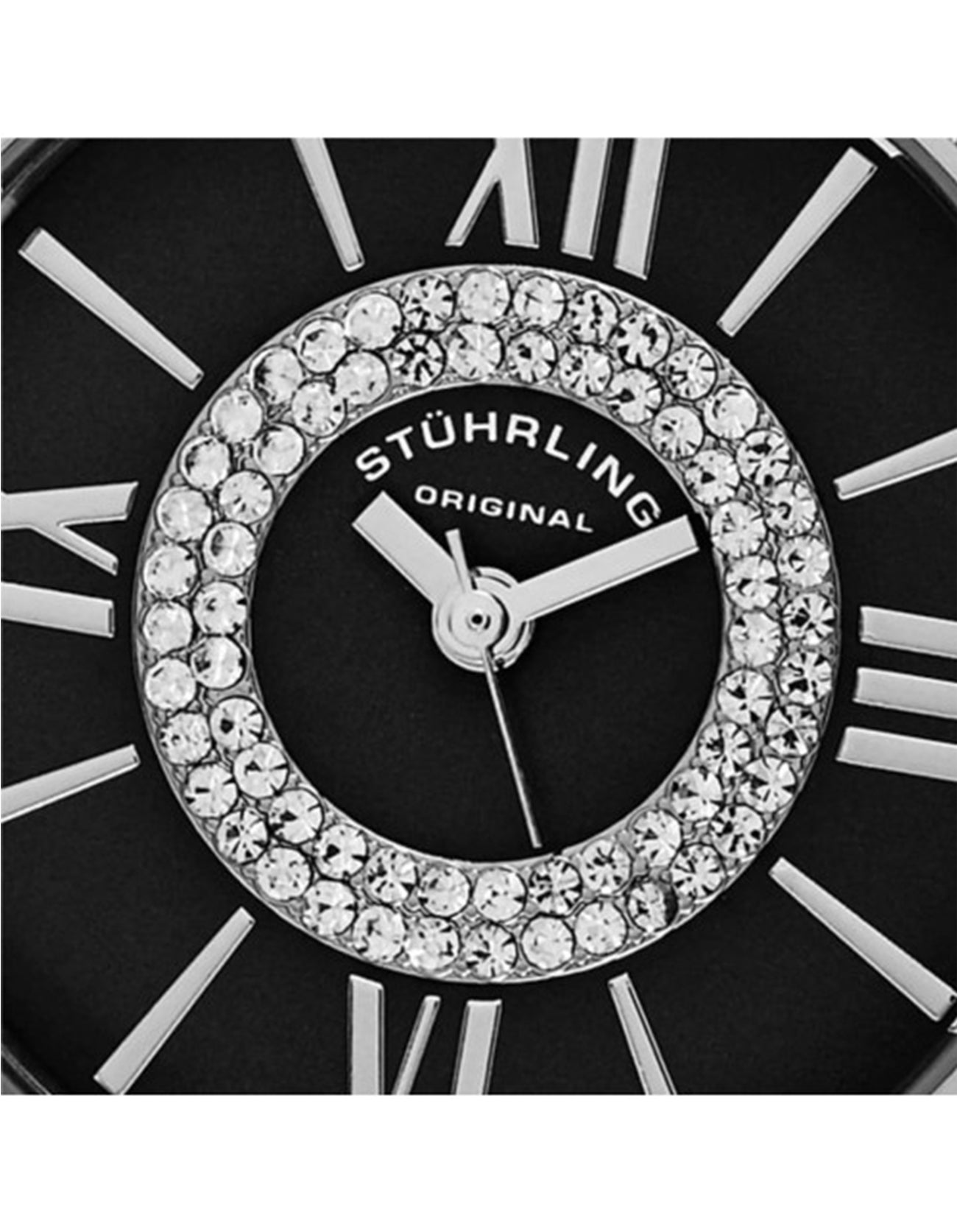 Women Chic 566.02 Quartz Black Dial Leather Watch