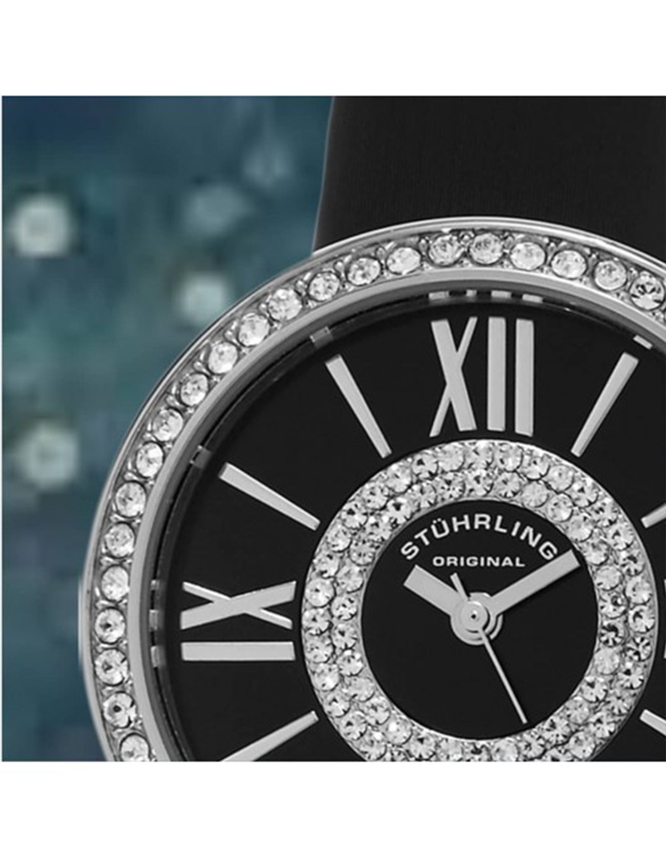 Women Chic 566.02 Quartz Black Dial Leather Watch