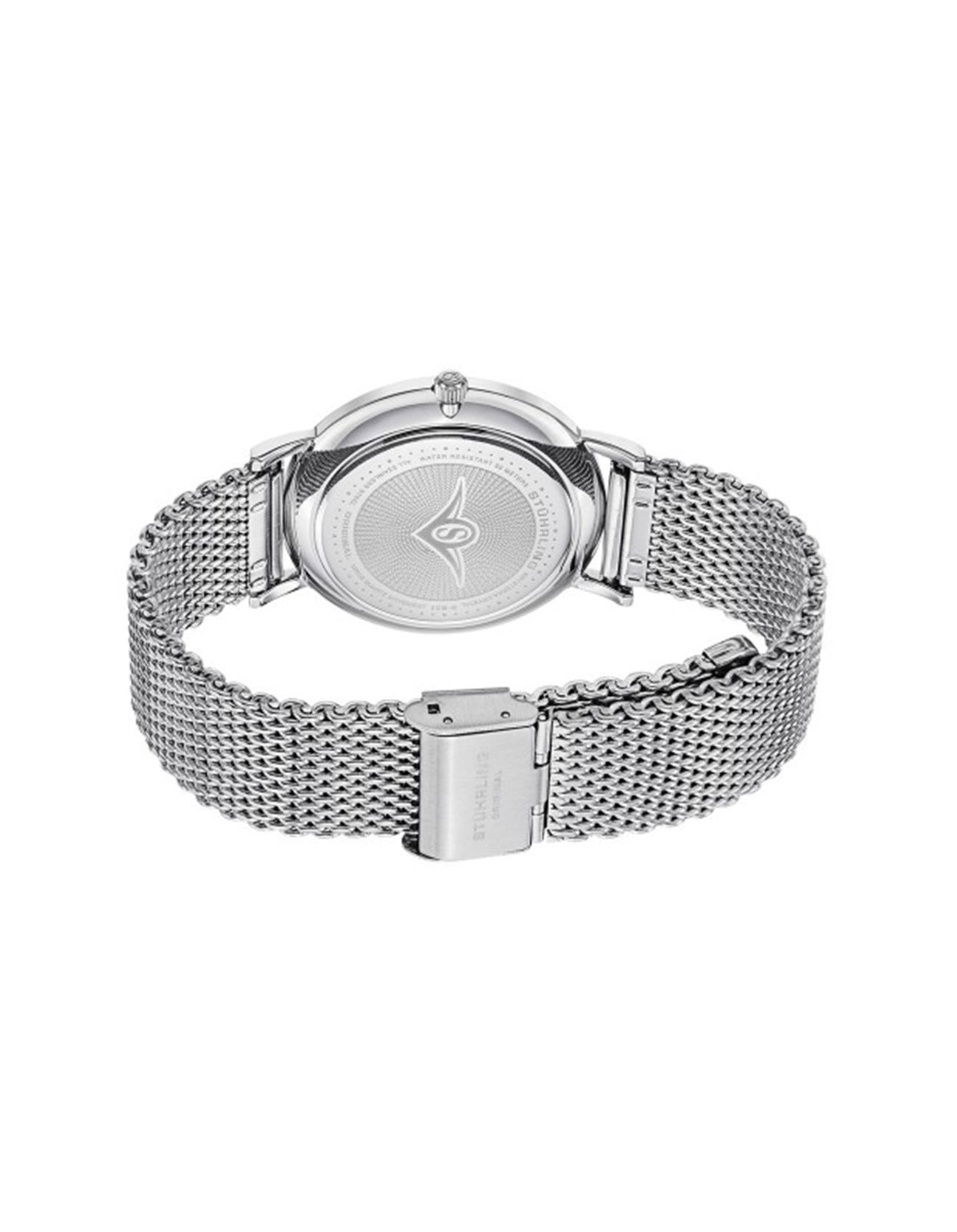 Stuhrling Original Casatorra Elite 734GM Quartz 40mm Classic Black Dial Stainless Steel Watch